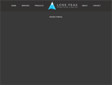 Tablet Screenshot of lonepeakdermatology.com